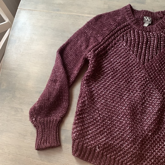 Worthington sweater size small darker purple - Picture 3 of 4